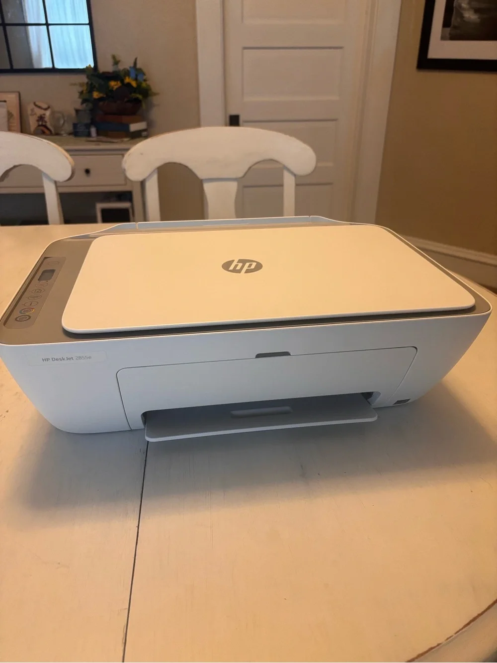 HP White All-in-One Inkjet Printer - DeskJet 2855e